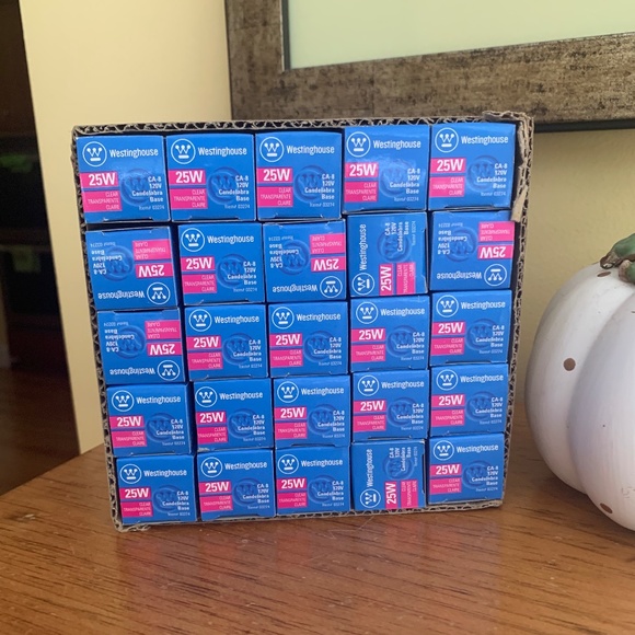 💡 Westinghouse 25W Candelabra Bulbs (lot of 25) - Picture 5 of 5